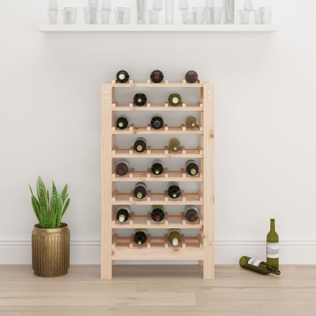 Wine Racks 61.5x30x107.5 cm Solid Wood Pine
