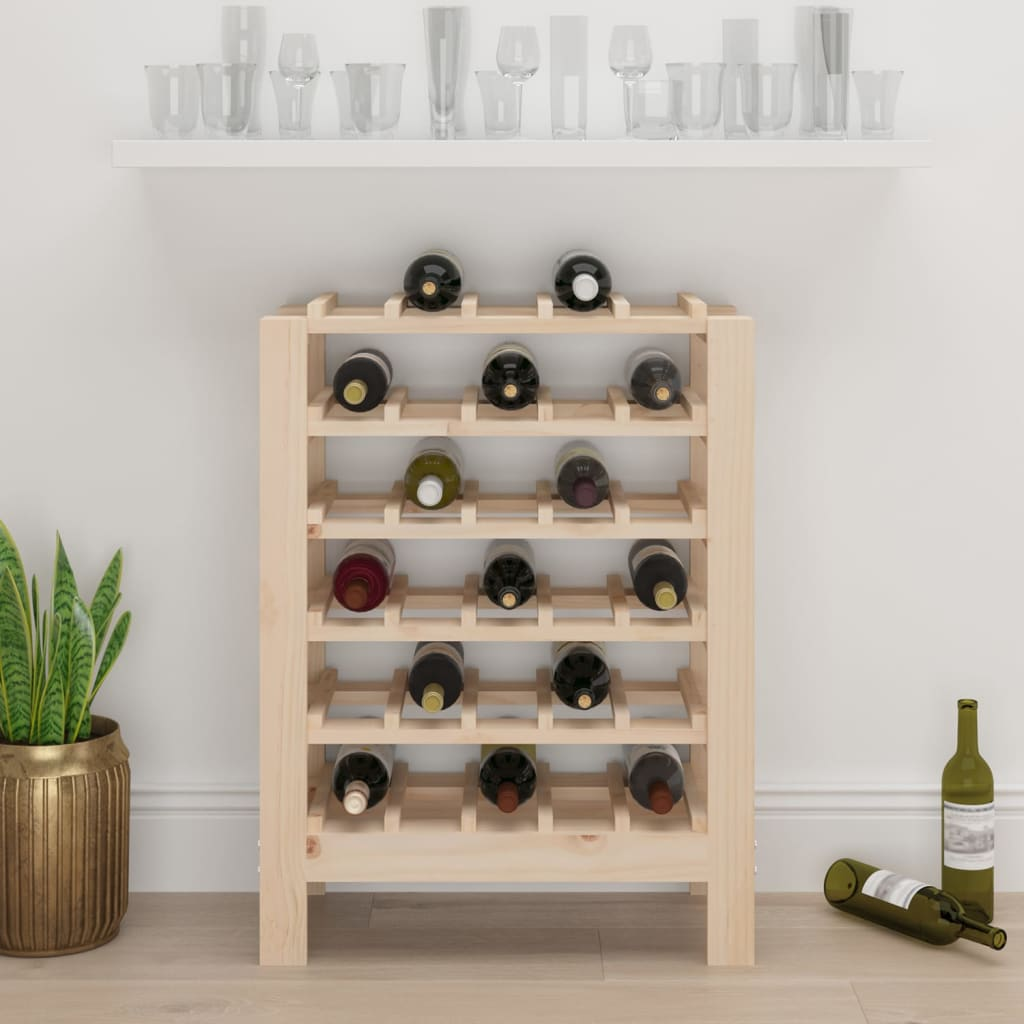 Wine Racks 61.5x30x82 cm Solid Wood Pine