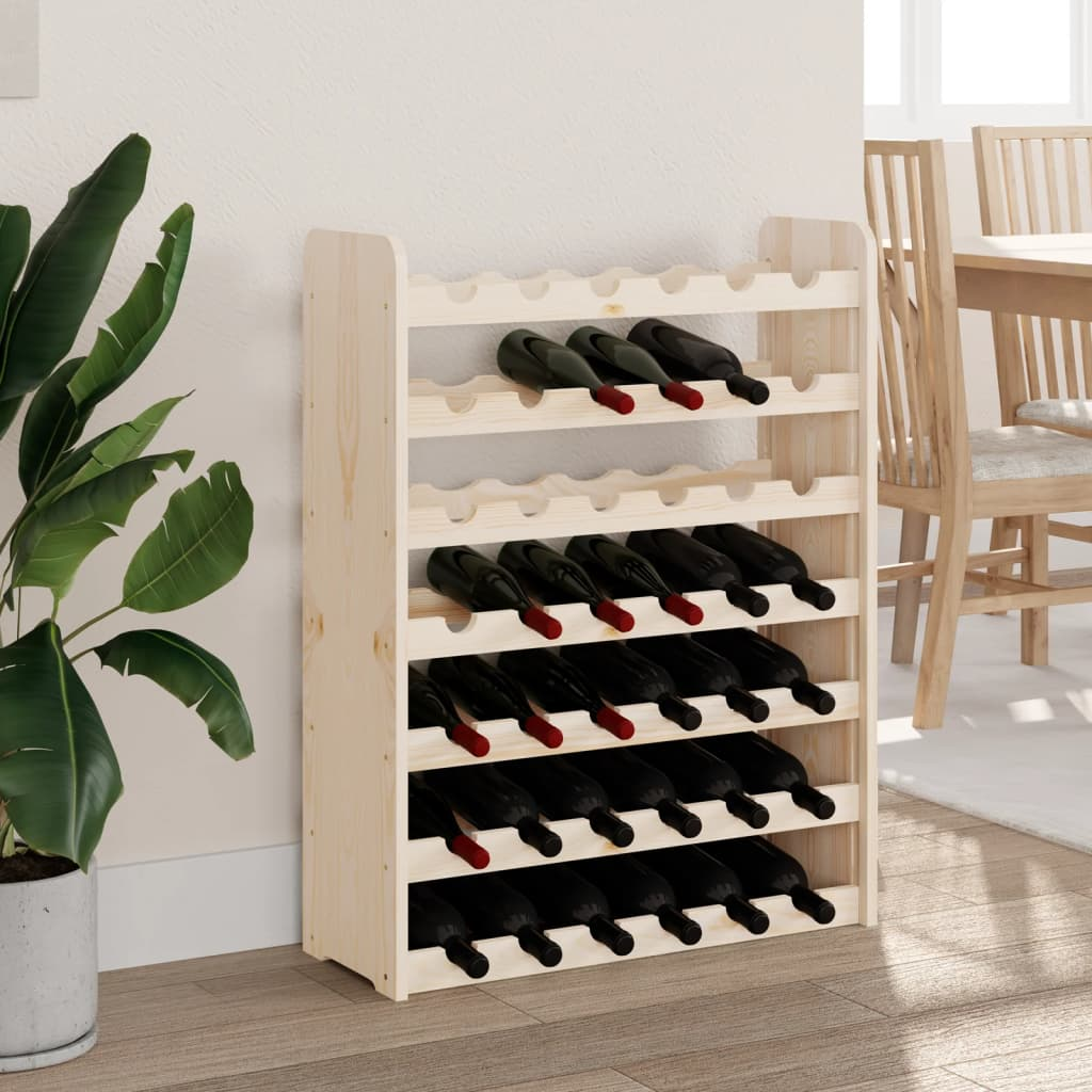 Wine Racks 67.5x25x87 cm Solid Wood Pine