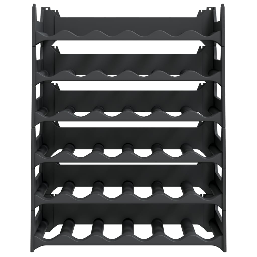 Wine Racks for 36 Bottles PP Stackable