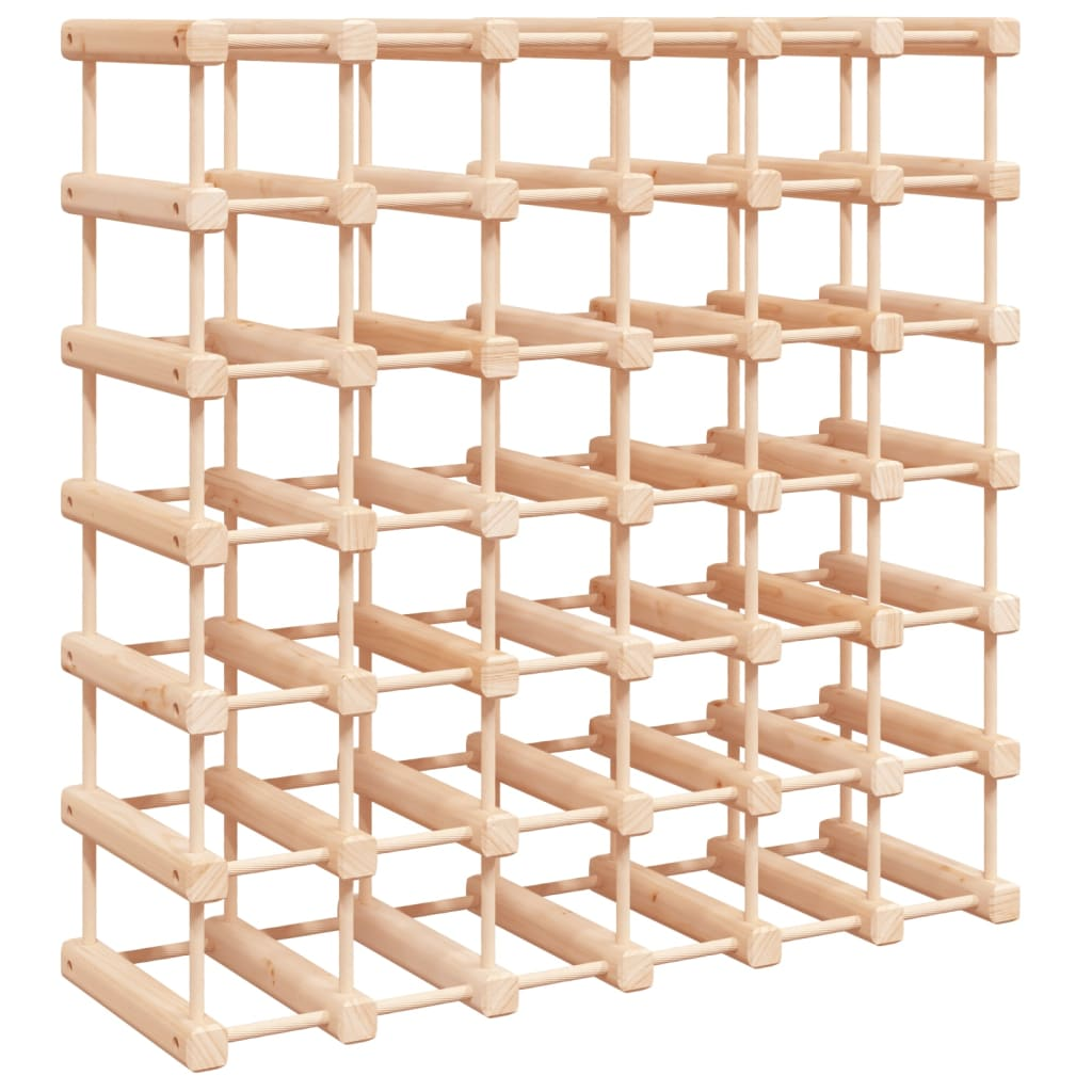 Wine Racks for 42 Bottle 68.5x23x68.5 cm pin wood