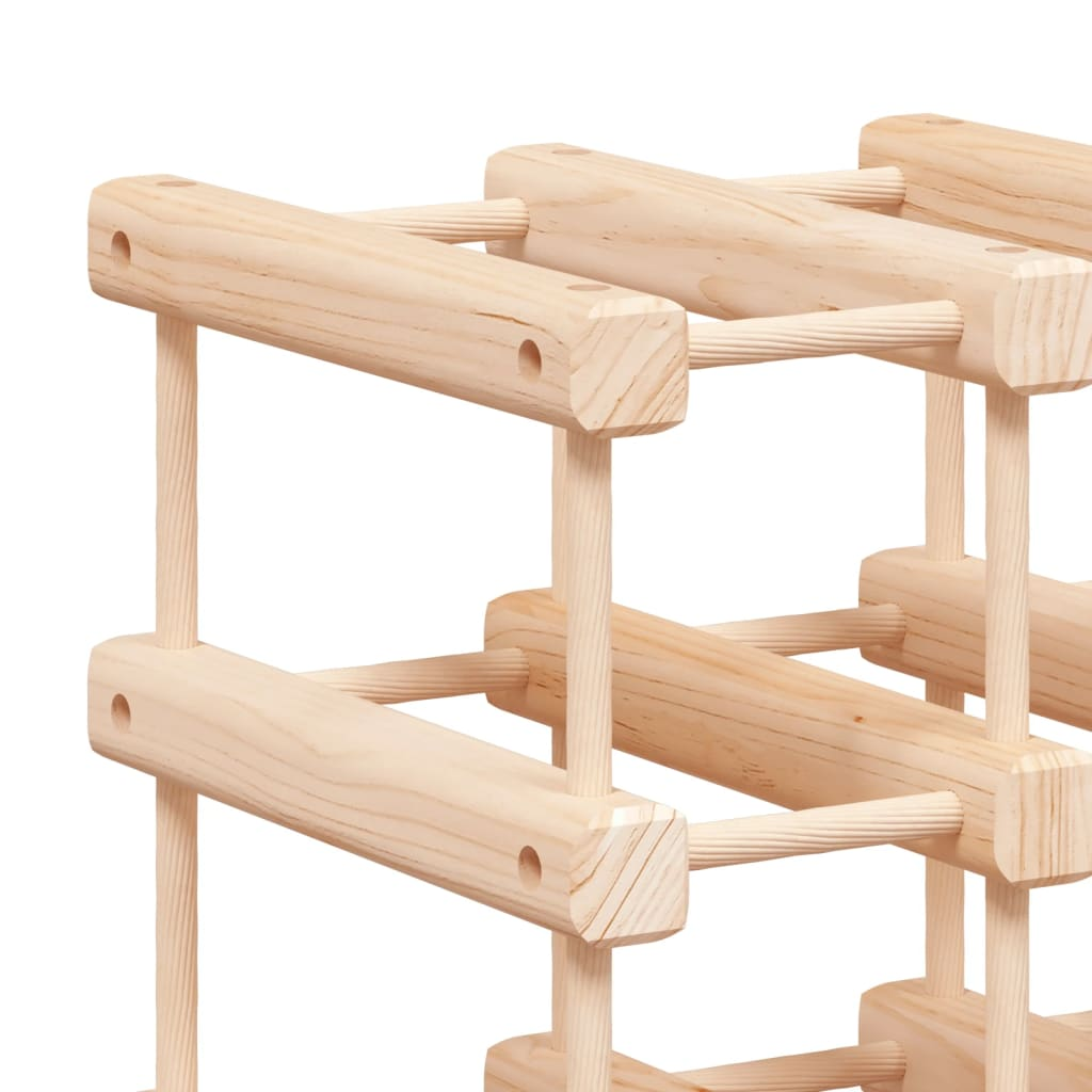 Wine Racks for 42 Bottle 68.5x23x68.5 cm pine wood