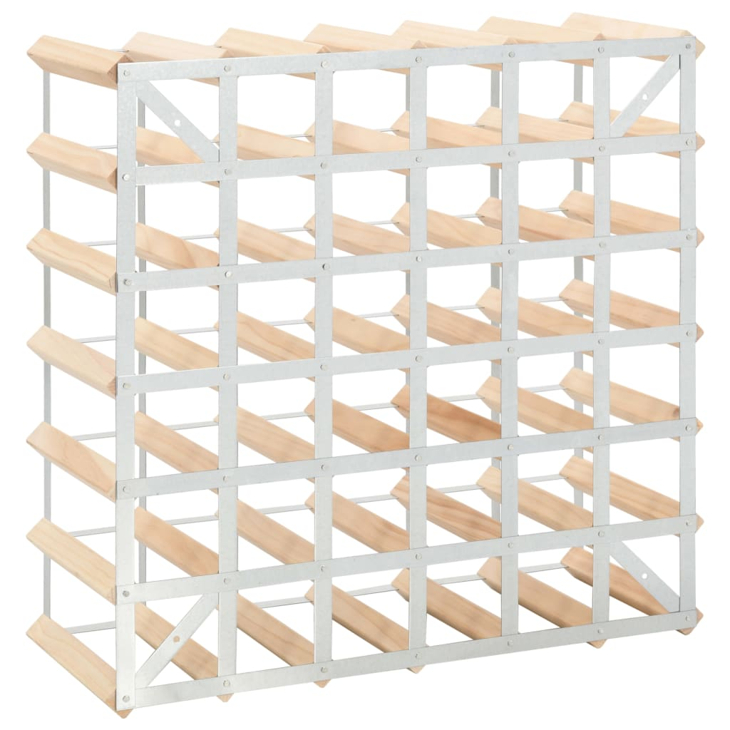 Wine Racks for 42 Bottles Solid Pinewood