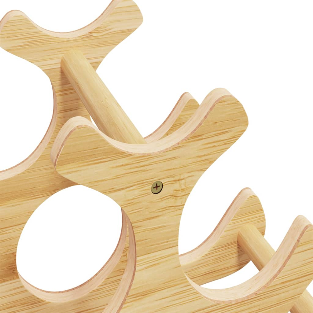 Wine Racks for 6 Bottle 35x18x25.5cm Bamboo