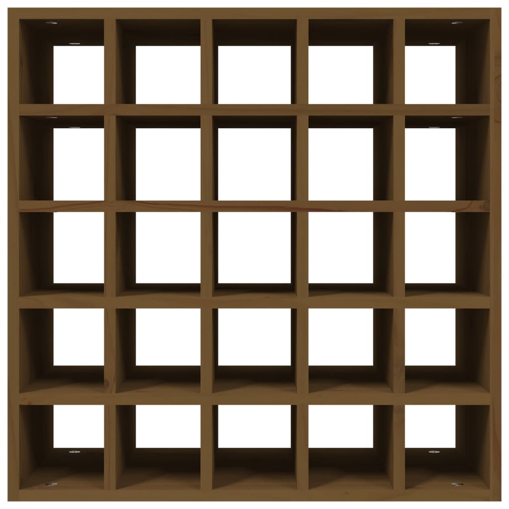 Wine Unit Honey Brown 56x25x56 cm Solid Wood Pine