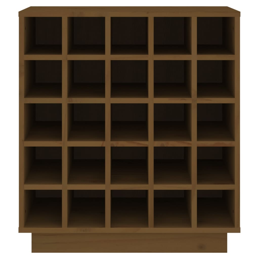 Wine Units Honey Brown 55.5x34x61 cm Solid Wood Pine