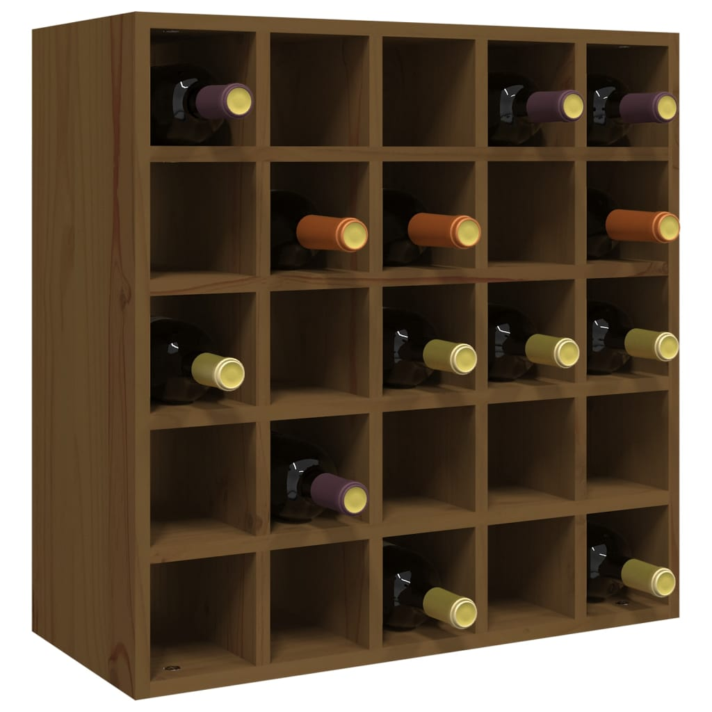 Wine Units Honey Brown 56x25x56 cm Solid Wood Pine