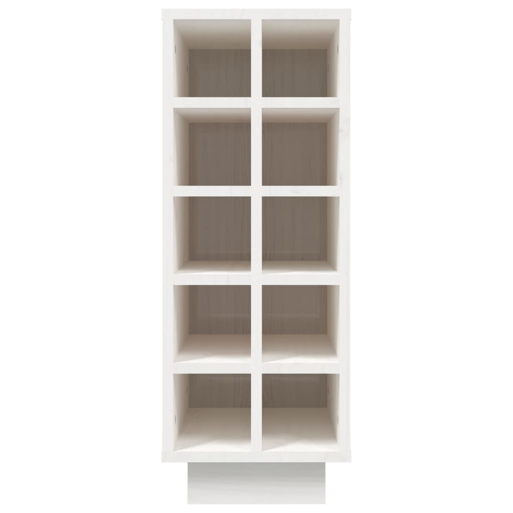 Wine Units White 23x34x61 cm Solid Wood Pine