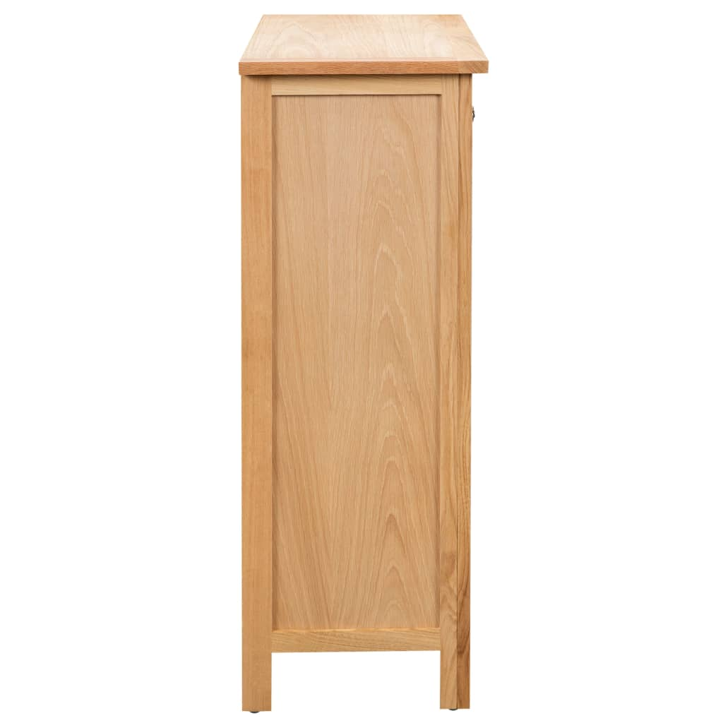 Wine unit 72x32x90 cm Solid Oak Wood