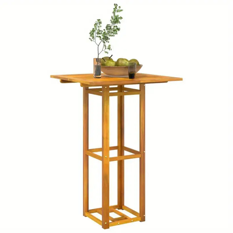 Wooden Square Bistro Table