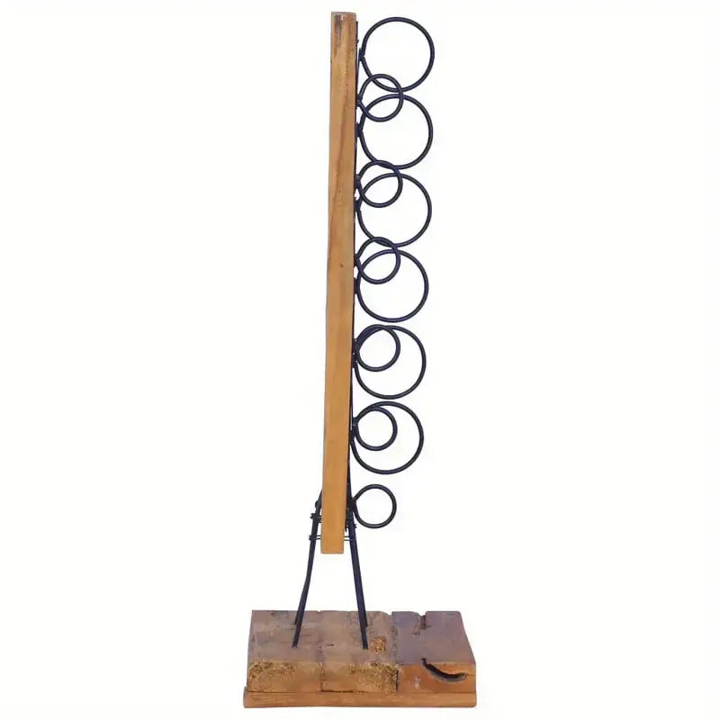 Wooden Wine Rack black and wood