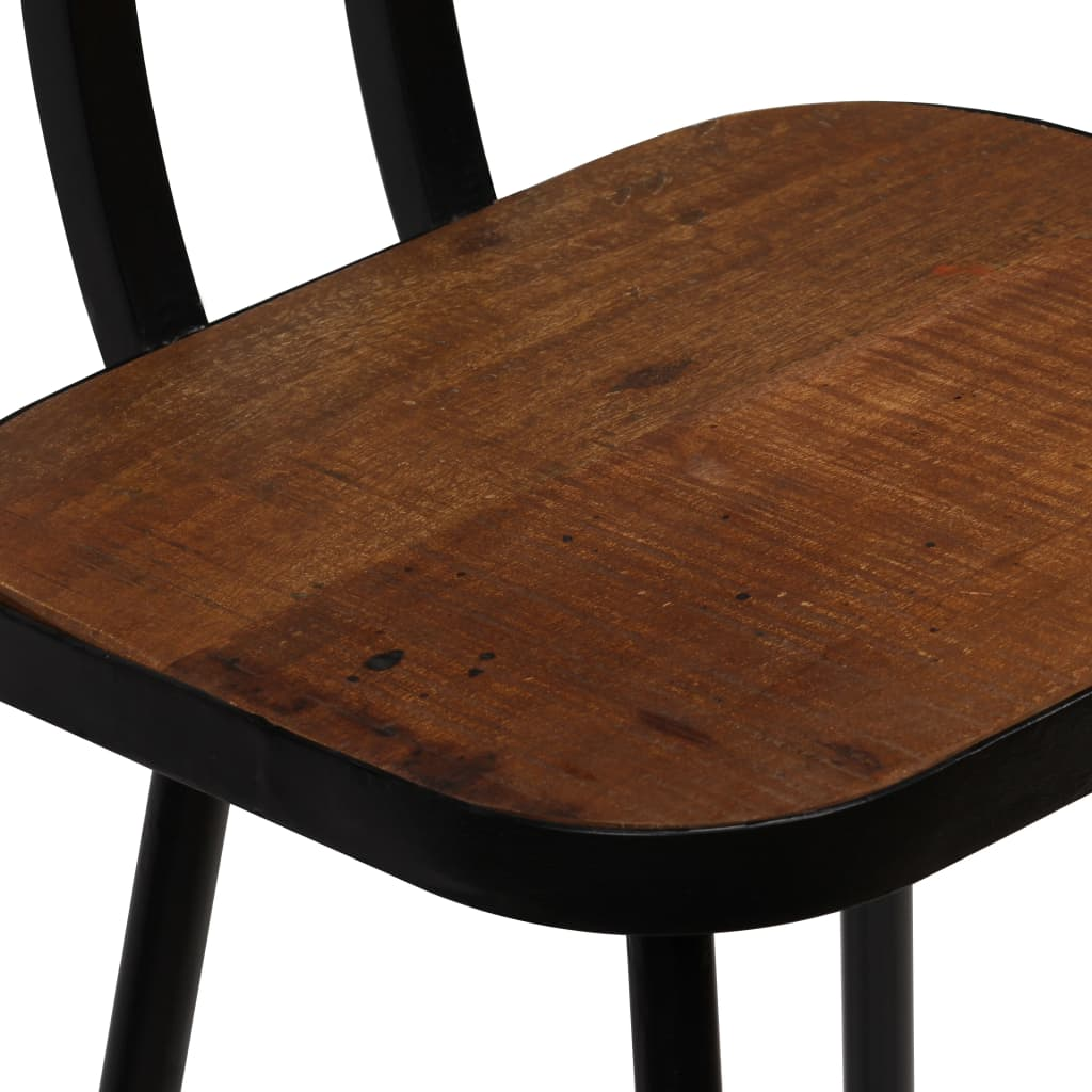 bar chair Solid Reclaimed Wood brown