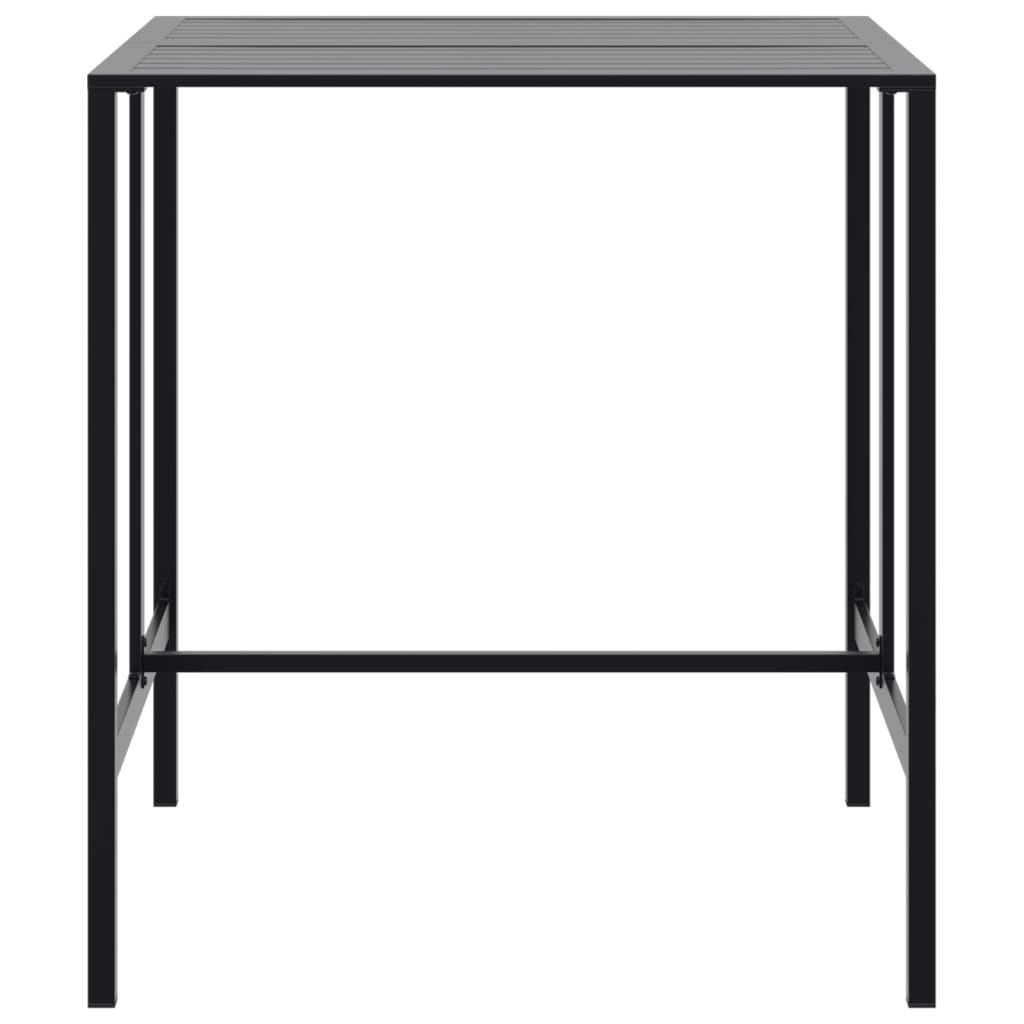 black - Garden Bar Set Black Powder-coated Steel