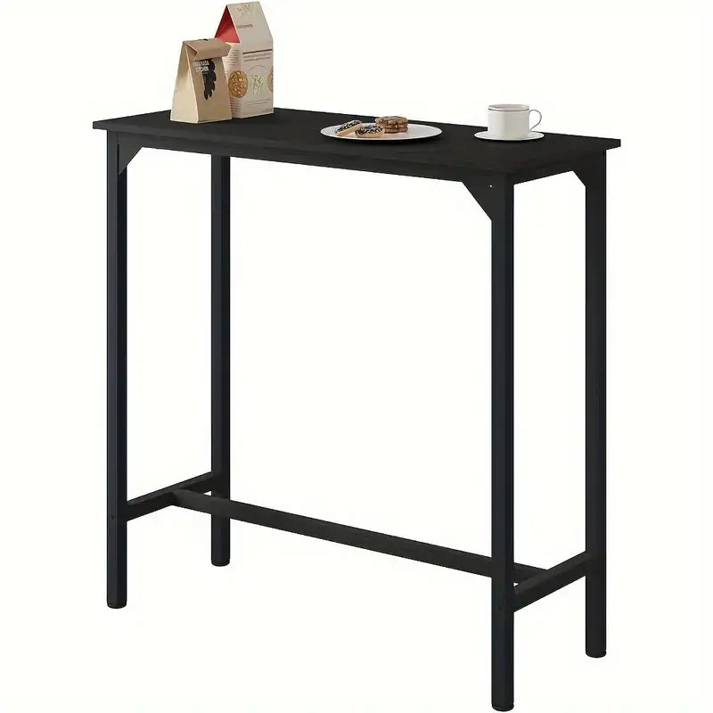 black Slimline Kitchen Table