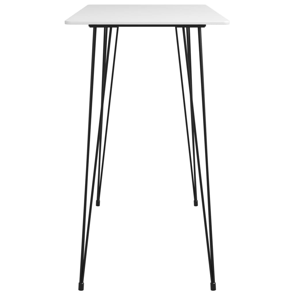 black thin legs - Bar Set White table