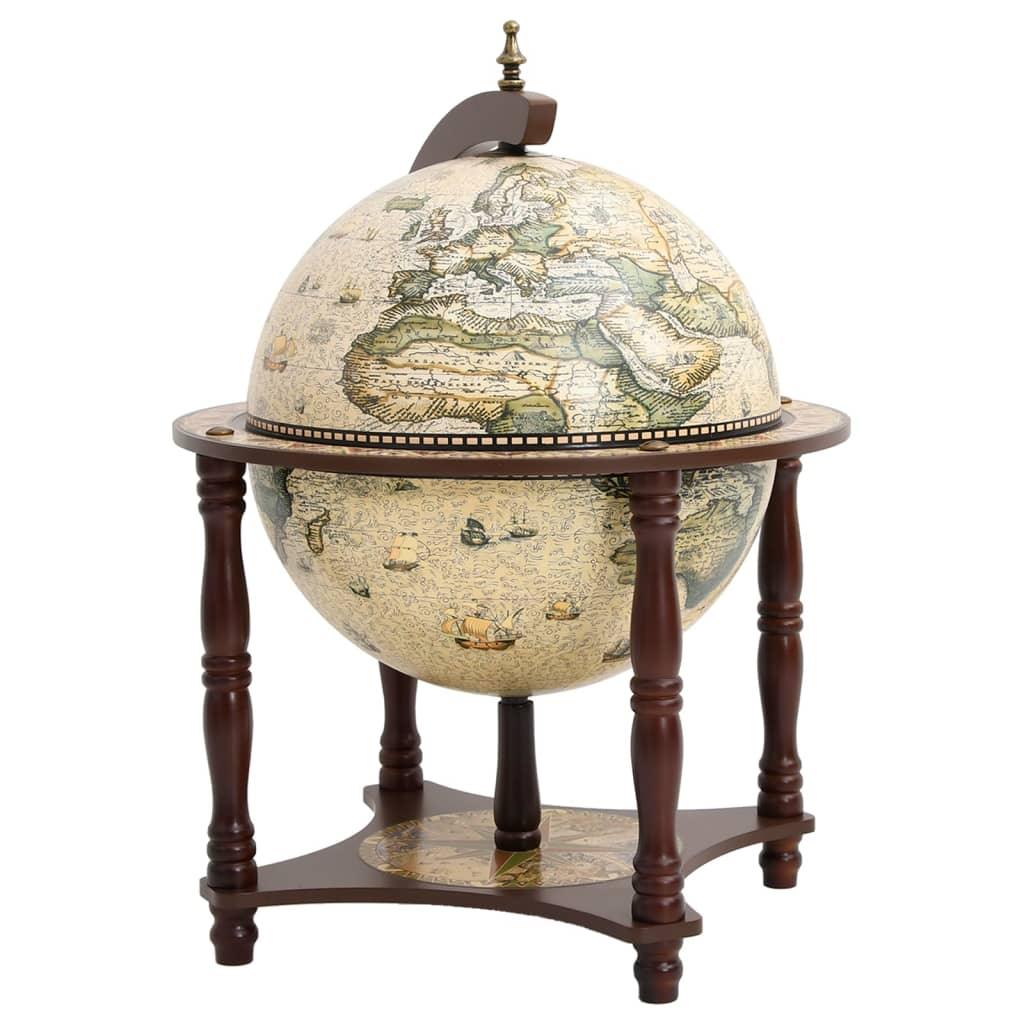 brown stand Globe Bar Wine