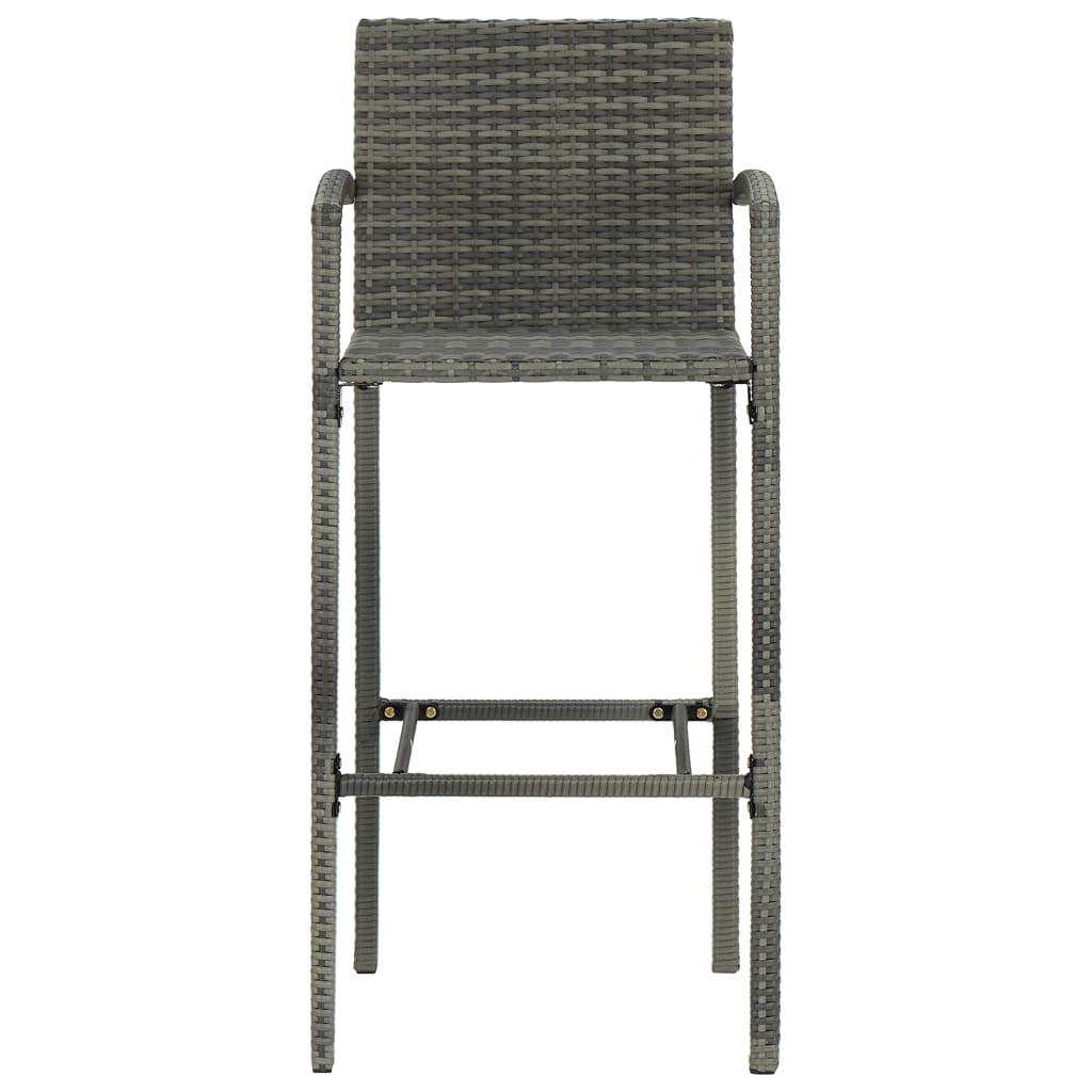 grey chair - 9 Piece Garden Bar