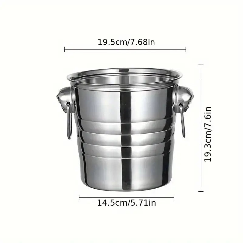 modern Stainless Steel Drink Bucket