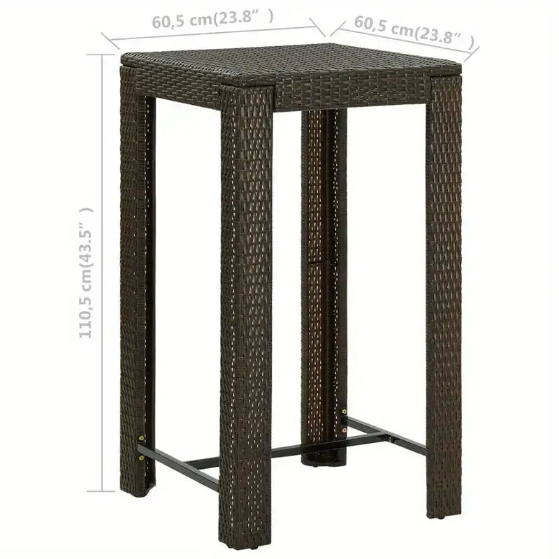outdoor Rattan Table