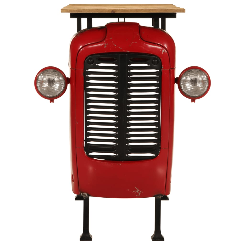 red scooter 7 Piece Bar Set Solid Wood Mango