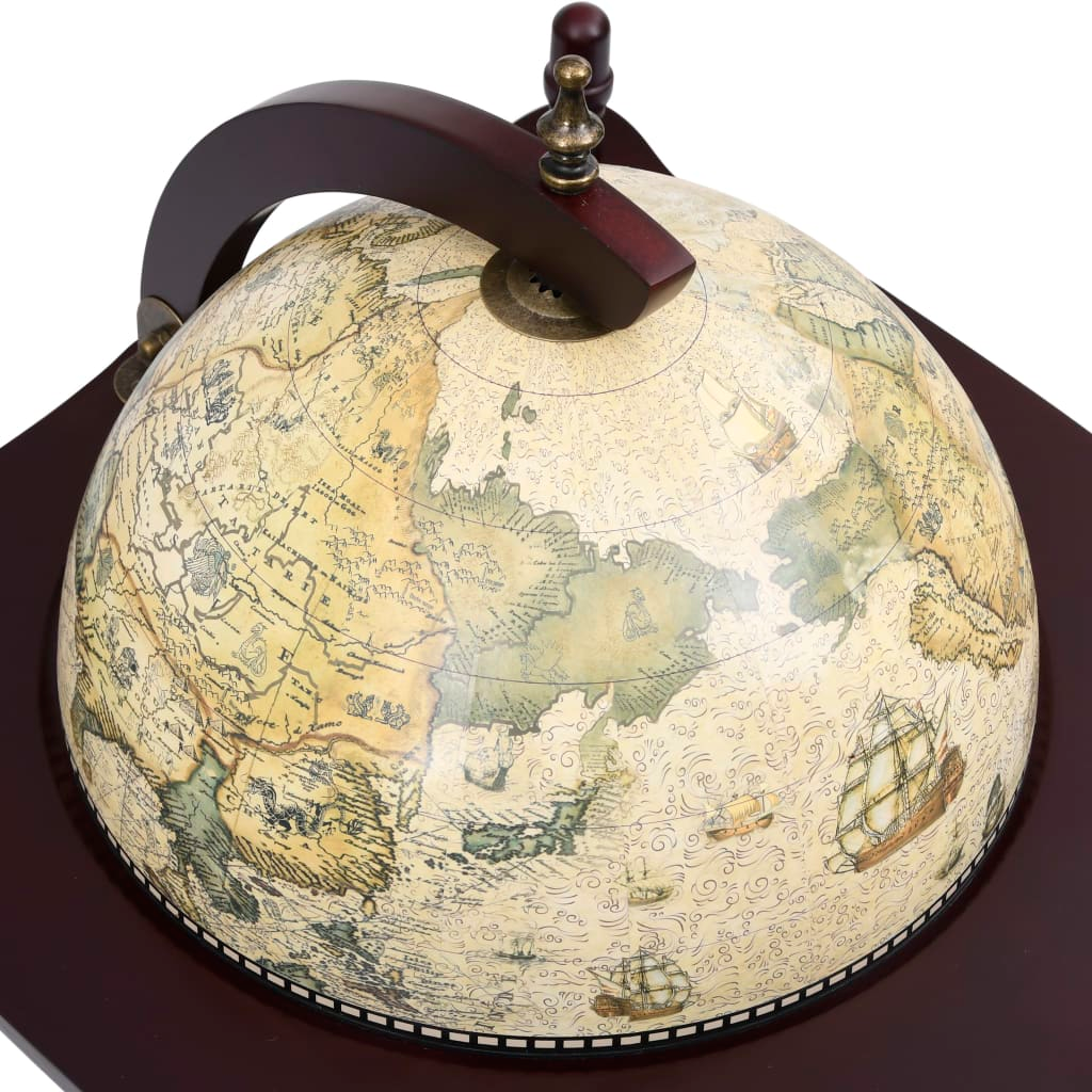 sleek Eucalyptus Wood Green - globe drink storage