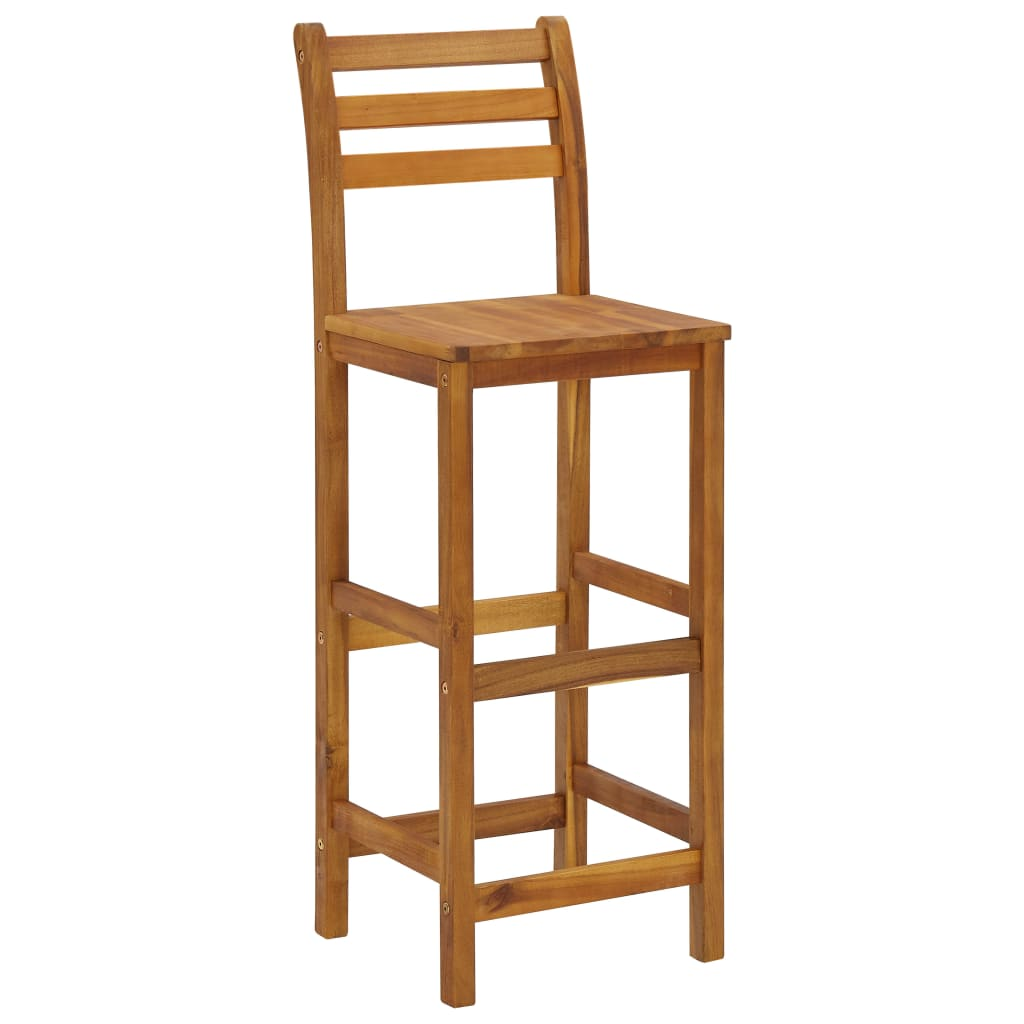 vidaXL Bar Stools 8 pcs Solid Wood