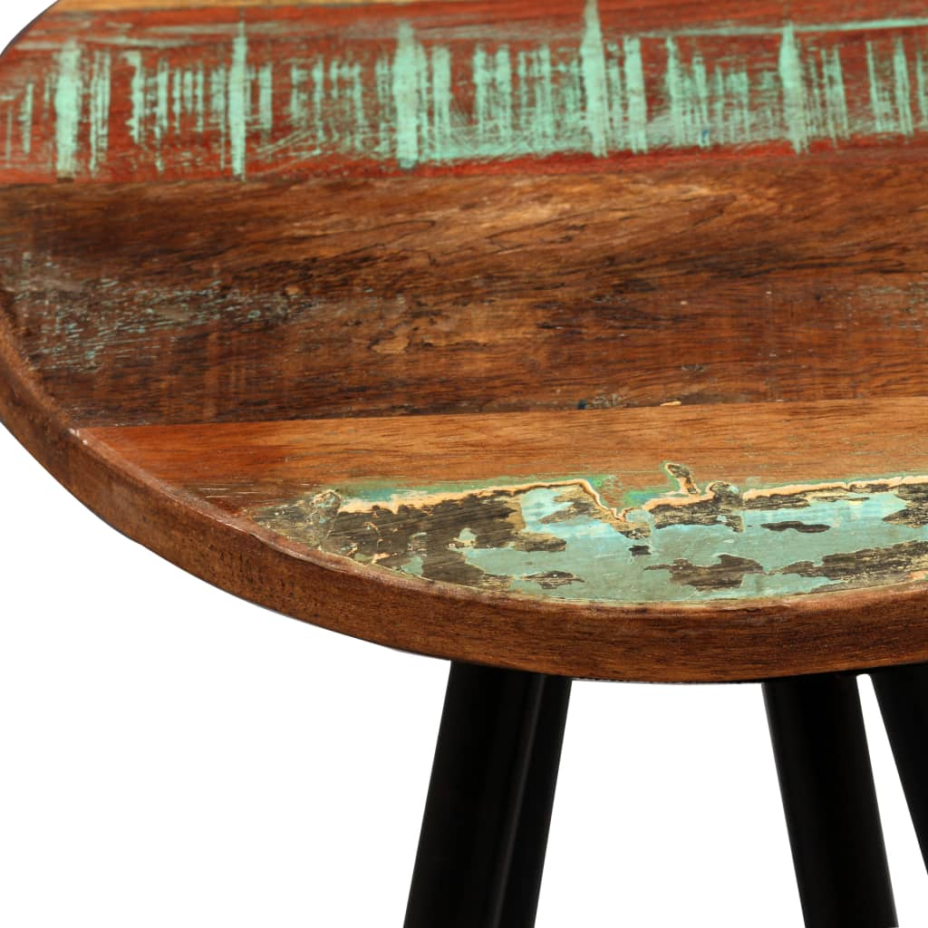 vintage solid Reclaimed Wood bar stool