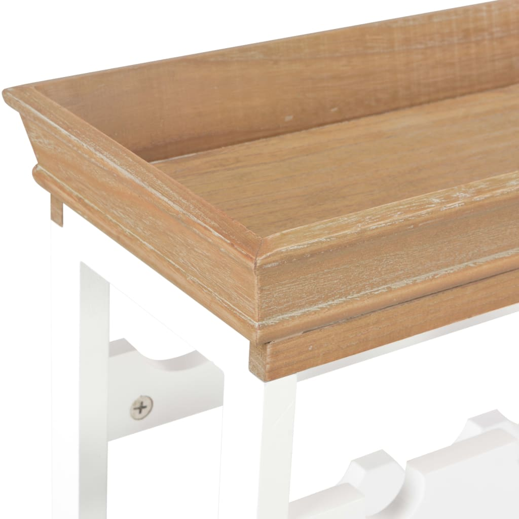 white and wood wine Cabinets