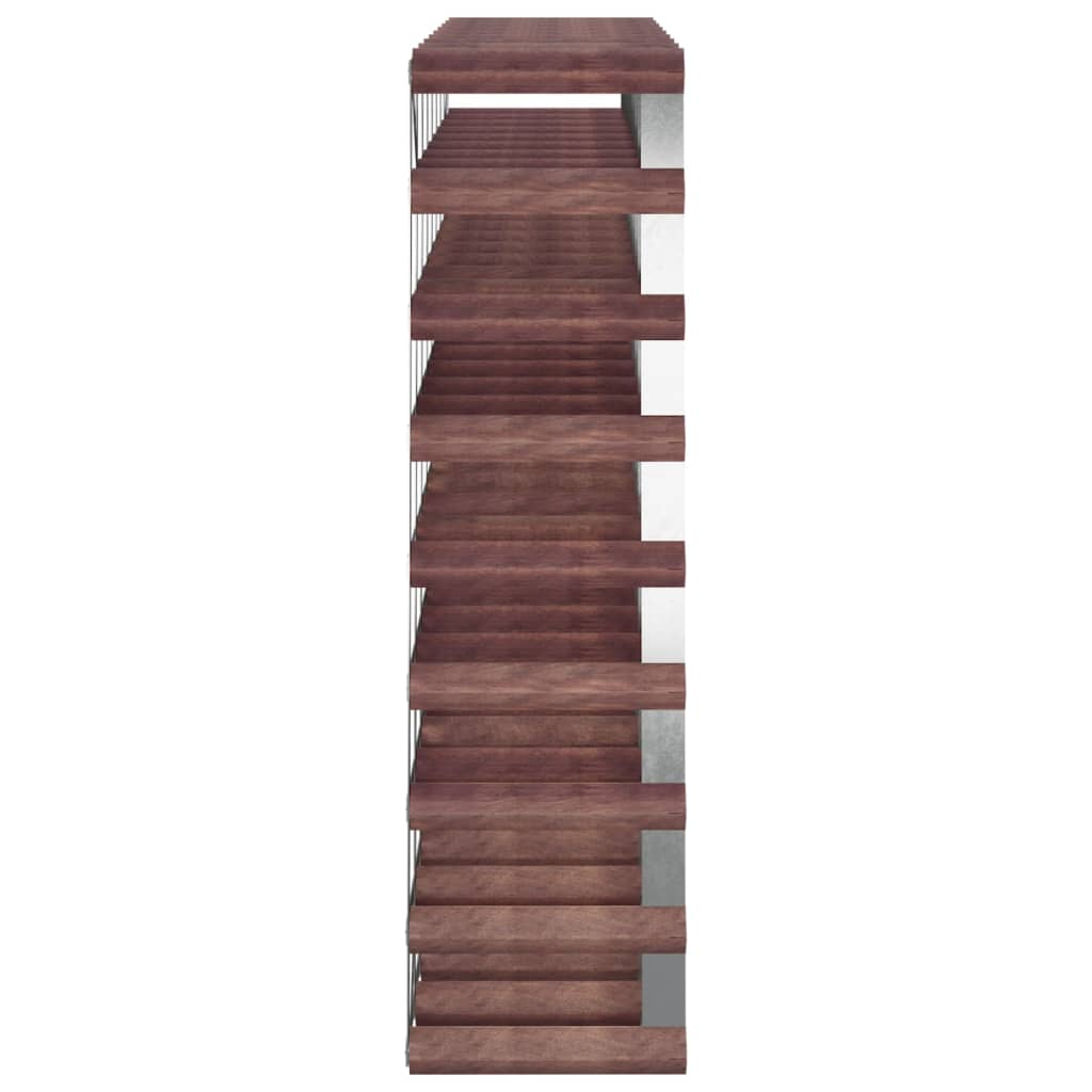 wine rack Brown Solid Wood Pine - 72 bottle