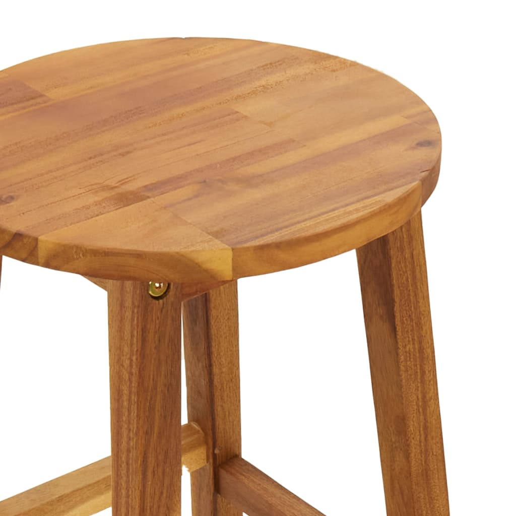 wood Solid table set and stools