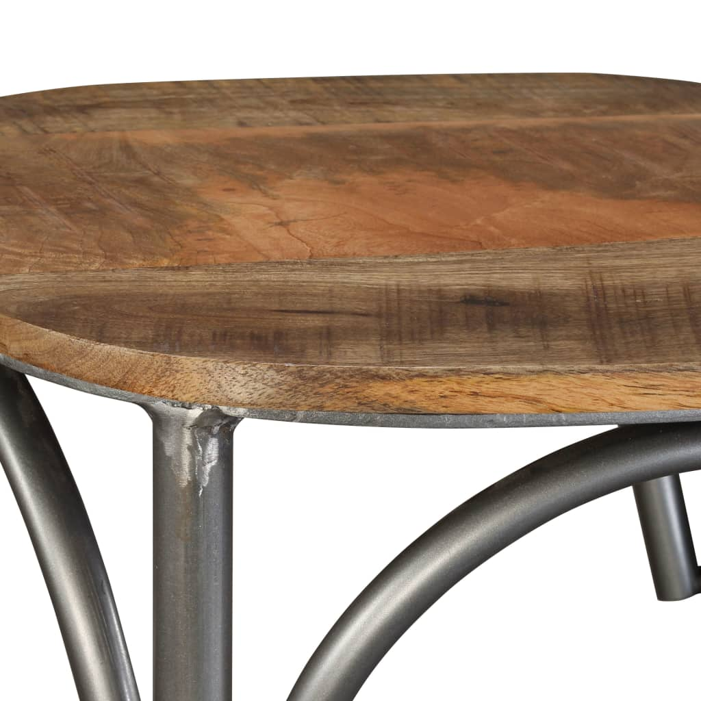 wood top Bar Stool Solid Mango