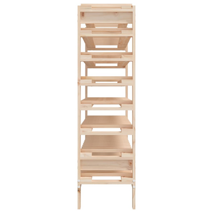 109.5x30x107.5 cm Solid Wood Pine - Wine Unit
