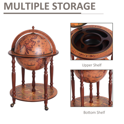 Globe Shaped Retro Style / Mini Bar Drink Cabinet