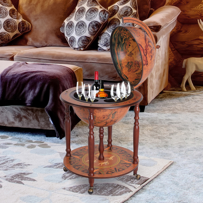 Globe Shaped Retro Style / Mini Bar Drink Cabinet