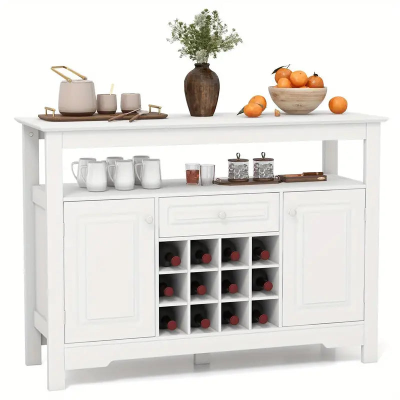 White Wooden Drink Cabinet