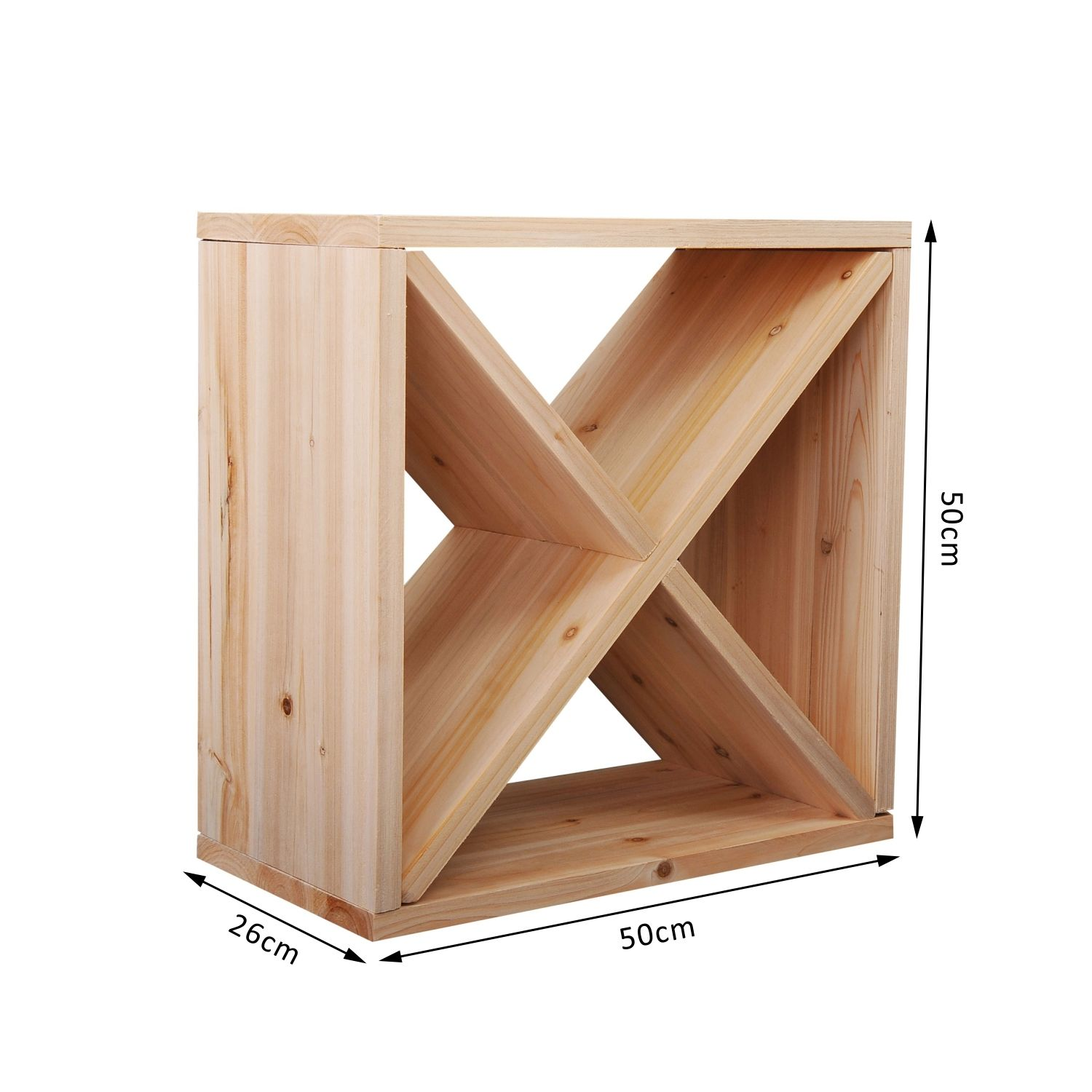 24 Bottle Square Tabletop Storage