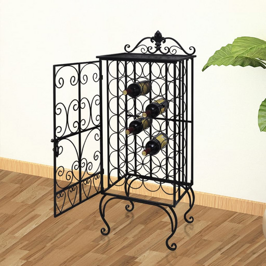 vidaXL Wine Rack for 28 Bottles Metal