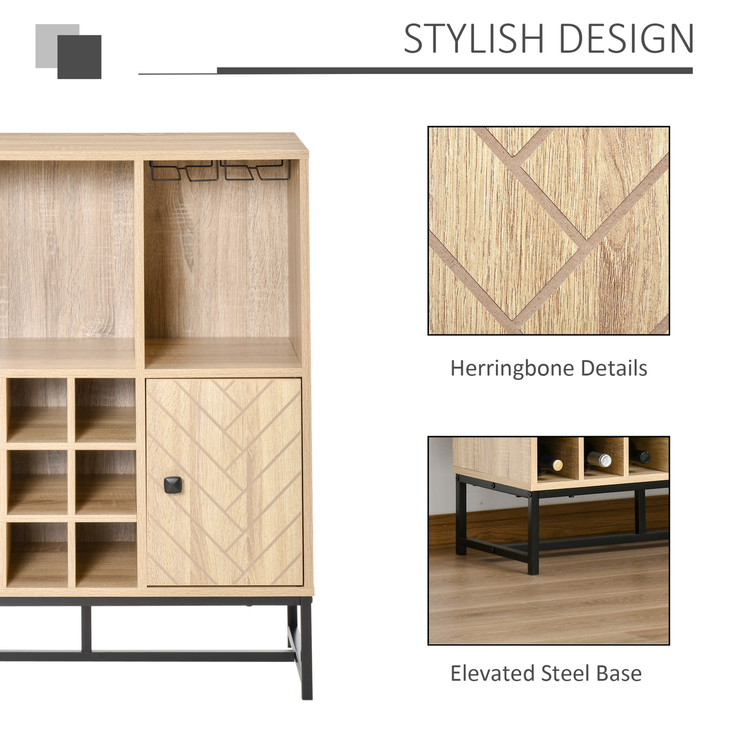 2 row glass holder - Wine Cabinet for 12 grid wine rack 