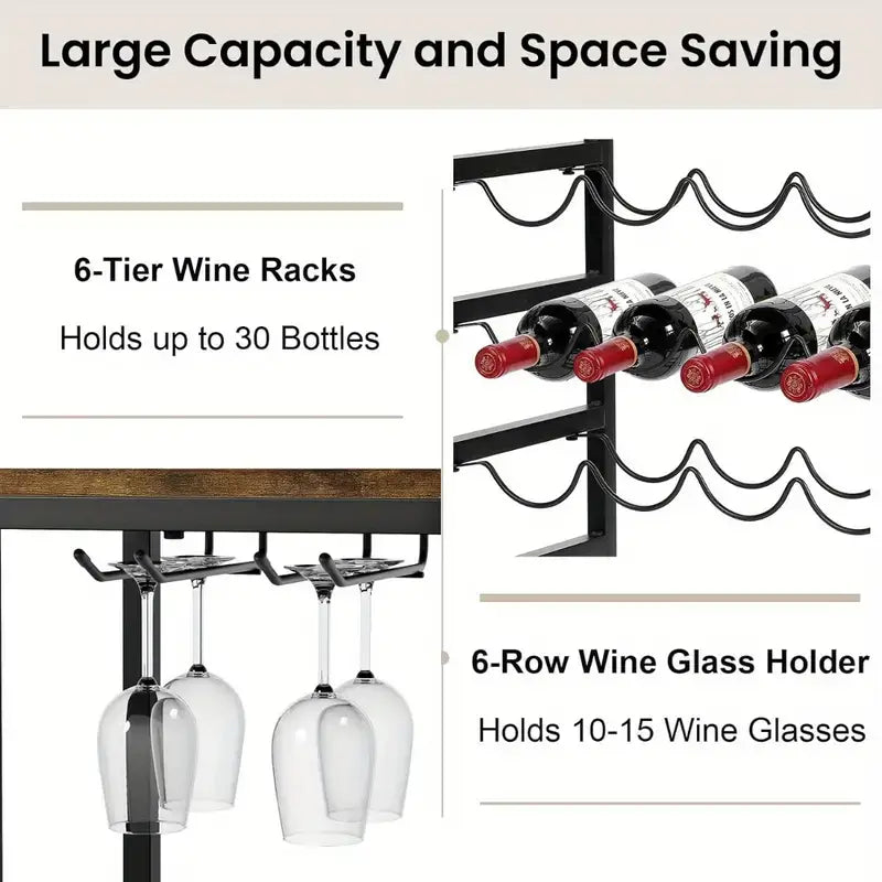 30 bottle freestanding wine racks