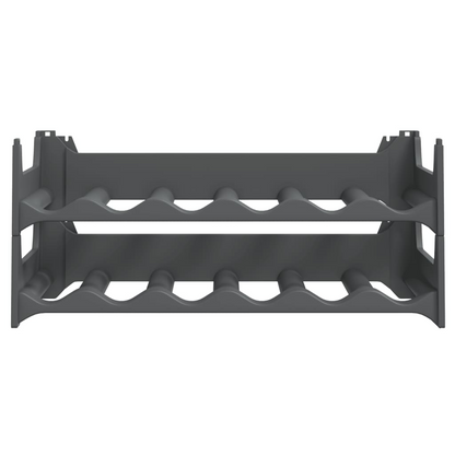 vidaXL Wine Rack for 12 Bottles PP Stackable