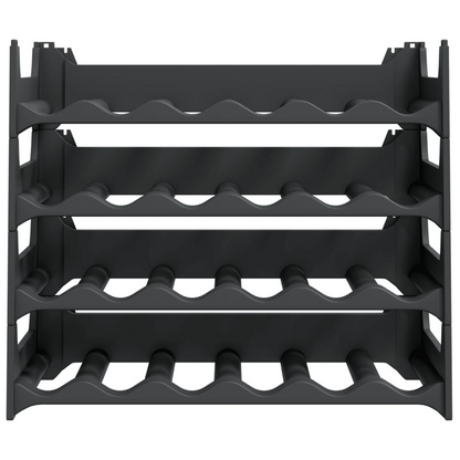 vidaXL Wine Rack for 24 Bottles PP Stackable