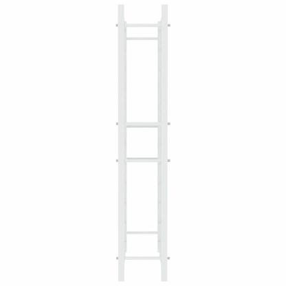 vidaXL Wine Rack for 72 Bottles White Metal