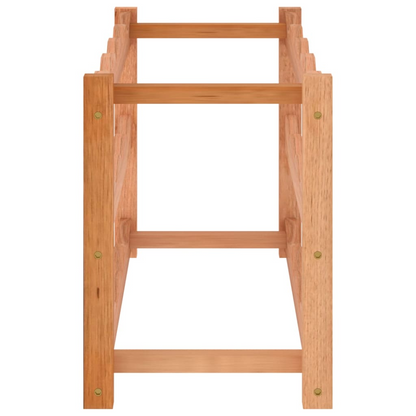 vidaXL Wine Rack for 12 Bottles Solid Wood Walnut