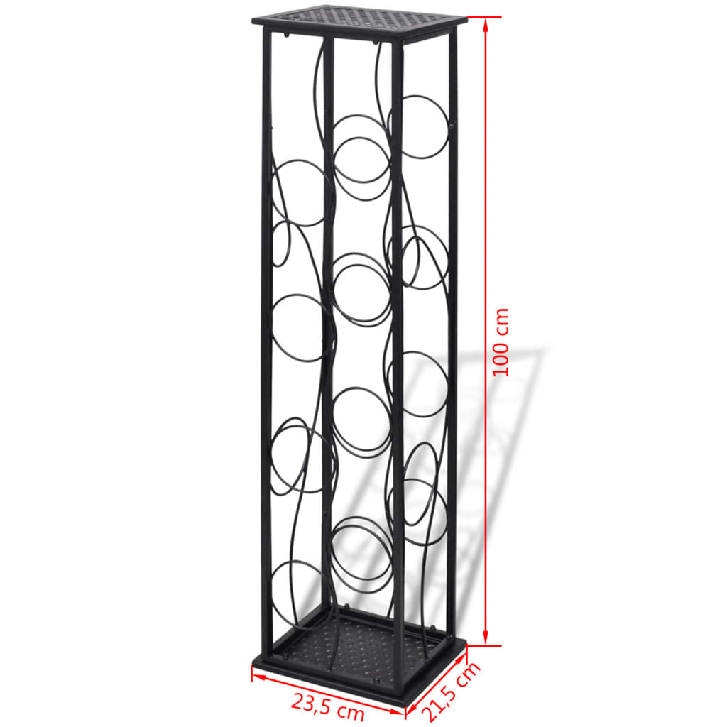 Wine Rack for 8 Bottles Metal