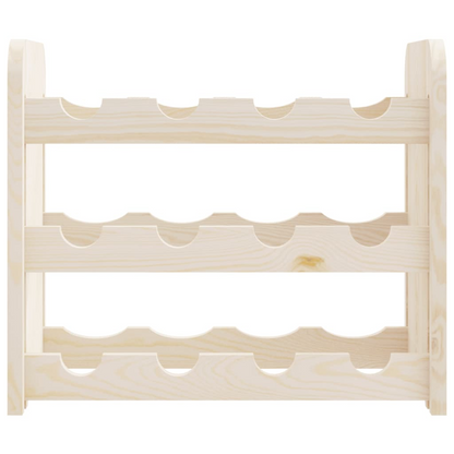 43x25x37 cm Solid Wood Pine - 12 bottle Wine Racks 