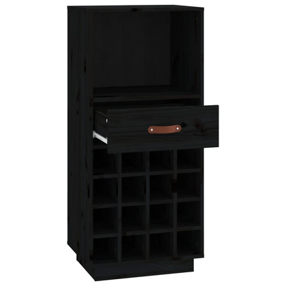 45x34x100 cm with drawer - Wine Units Black 