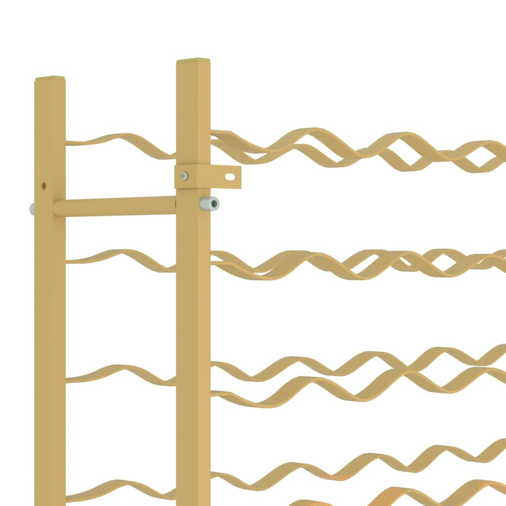 48 Bottle Gold Metal - Wine Rack
