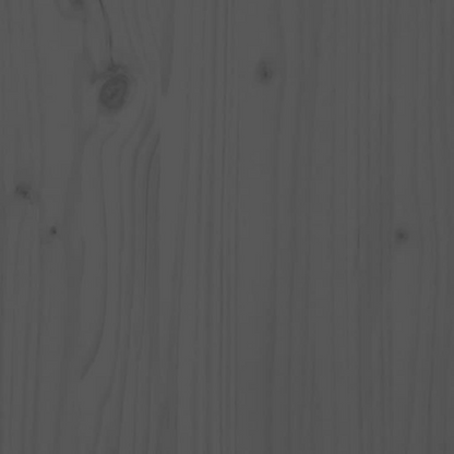 55.5x34x61 cm Solid Wood Pine - Wine Unit Grey 
