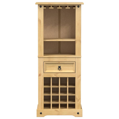 56x35x120 cm Solid Wood Pine Wine Racks Corona 
