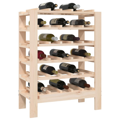 61.5x30x82 cm Solid Wood Pine - Wine Rack 